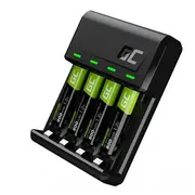 Green Cell Vitalcharger Bateriju lādētājs  2X Baterijas Aa / 2000Ma un Aaa 800Mah Grsetgc03 5907813961359