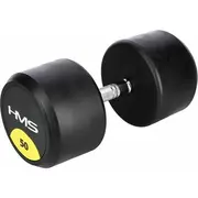 Hms Hantel Hg Pro gumēts hanteles svars 1 x 50 kg  17-66-171 5907695539592