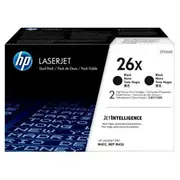 Hp 26X  2X Black Laserjet Tonerpatrone Cf226Xd 0190780576106 84439990