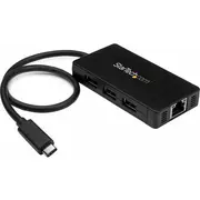 Usb centrmezgls Startech 1X Rj-45  3X Usb-A 3.0 Hb30C3A1Ge 0065030864206