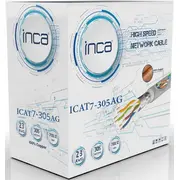 Inca Ethernetkabel 23Awg Cat7 S/Ftp1  10Gbit 305.00M Gray Icat7-305Ag 8681949015977 85444210