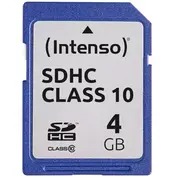 Intenso Class 10 Sdhc Atmiņas Karte 4Gb  3411450 4034303016037