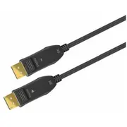 Goobay optiskā šķiedras savienojošais kabelis Displayport 1.4 Hybrid, kabeļa garums 20 m  4040849648670