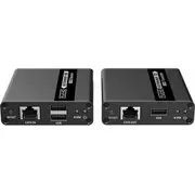 Kabelis Premiumcord Hdmi Kvm pagarinātājs Full Hd 1080P līdz 70M ar Usb pārraidi  khext70-6 8592220021030