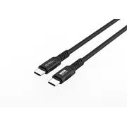 Kabelis Usb Microconnect Usb-C - 5 m Black Mc-Usb4-Cc20Lq-5  5715328145559