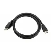 Kabelis Gembird  Displayport Male - Hdmi 5M Black Cc-Dp-Hdmi-5M 8716309098090