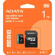 Karta Adata Premier Pro Microsdxc 1 Tb Class 10 Uhs-I/U3 A2 V30 Ausdx1Tui3V30Sa2-Ra1  4711085945273