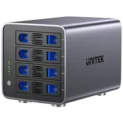 Kieszeń Unitek Obudowa Raid do dysku Sata 2.5/3.5 8 trybów 80Tb Usb-C  S1301Agy01-Eu 4894160058096