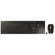 Klaviatūra un pele Cherry Dw 9100 Slim Rf bezvadu klaviatūra ar Bluetooth Čehijas, Slovākijas Black  Jd-9100Cs-2 4025112095337