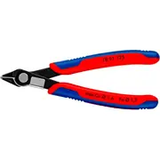 Knipex Electronic Super Knips 78 91 125 Rot/Blau, mit Öffnungsfeder und Öffnungsbegrenzung  4003773065081