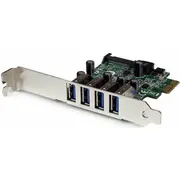 Kontrolieris Startech Pcie x1 - 4X Usb 3.0 Pexusb3S4V  0065030848961