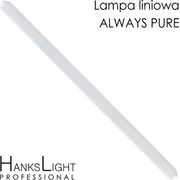 Griestu lampa Hankslight Led lampa, white, lineāra, alumīnija, piekarama, 1200Mm, down 36W, 4000K  4702110 5906721170082