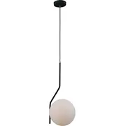 Italux Loftowa karājoša lampa Carimi Pnd-3300-1-Bk metāla ar stikla bumbu grafīta un white  5900644312840