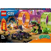 Lego City Stuntaļu arēna ar diviem apļiem 60339  5702017162089