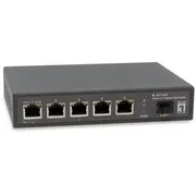 Levelone PoeSwitch 4X2.5Ge Poe/1X2.5Ge/65W unmanag.Plastik  Gep-0625 4015867238042