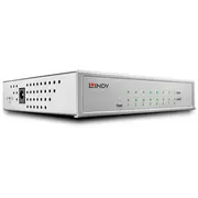 Lindy Switch  8-Port Gbit Metall Black 25045 4002888250450 85176200