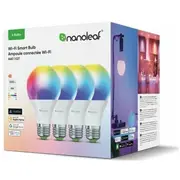 Nanoleaf Essentials viedās spuldzes - komplekts ar 4 A60-E27 spuldzēm Wi-Fi  N7501B02-4A60E 4897105339915