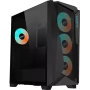 Korpuss Gigabyte C301 Glass Black Gb-C301G  4719331553371
