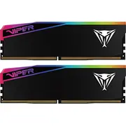 Patriot Viper Gaming Rgb Elite 5 Ultra Ddr5-6400 Ram, Cl 32, Amd Expo, Intel Xmp 3.0 - 2X 48Gb, Black  Mepm-097 4711378430080 Veur596G6432K