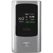 Puro Powerbank 10000Mah, 1Xusb-A  1X Usb-C, 45W, ar displeju, Dark Grey 8018417500336