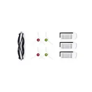 Putekļsūcēja piederums Ecovacs  Service Kit D-Kt01-0022 1X Main Brush, 2X Side Brushes White, 3X High Efficiency Filters, Suitable for Deebot T10 Family 6943757615599