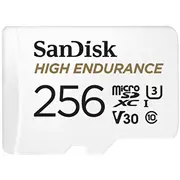 Atmiņas karte Sandisk High Endurance Microsdxc 256 Gb Class 10 Uhs-I/U3 V30 Sdsqqnr-256G-Gn6Ia  0619659173227