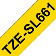 Brother Tze-Sl661 Schriftband, 36Mm x 8M, Black auf gelb, selbstlaminierend  4977766806466