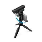 Sennheiser Mke 400 Mobile Kit - Mikrofon pojemnościowy, superkardioidalny, wyposażony w filtr dolnoprzepustowy ze statywem Manfrotto  S509257 4044155259018 Missenmik0004