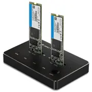 Stacja dokująca dysków 2X Ssd M.2 Sata  Ngff Usb typ C 50310 5901878503103 Diaqocsta0004