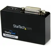 Stacija/Replikators Startech Usb - Hdmi Dvi Black Usb32Hddvii  0065030847667