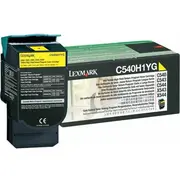 Toner Lexmark C540H1Yg Yellow Oriģināls  0734646083485
