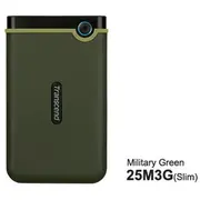 Išorinis kietasis diskas Transcend Storejet 2Tb Usb3.0, žalia  Ts2Tsj25M3G 760557840701 1315406