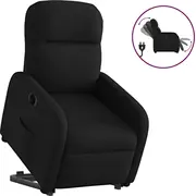 vidaXL elektriska masāžas krēsls ar pacelšanas funkciju, salokāms, Black  3302994 8721102959769