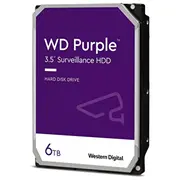 Wd Purple  8.9Cm 3.5 6Tb Sata3 5400 256Mb Wd64Purz intern 0718037898339 84717050