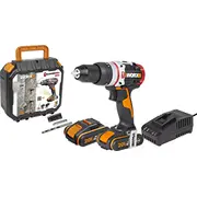Urbjmašīna-Skrūvgriezis Worx Wx354 20 V 2 x akumulators Ah  6924328326267