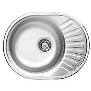 Zlewozmywak Deante 1-Komorowy Twist z ociekaczem 57X48Cm stal dekor - Zeu 311C 