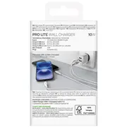Adapteris Puro  Prolite 10W 2X Usb-A wall charger - Usb-C cable 1.2M white 8018417498640