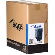 Akyga Ak13Bk computer case Micro Tower Black  5901720132420 Obuakgaxm0008