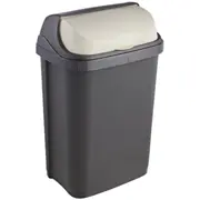 Atkritumu spainis ar rotējošu vāku 10L Rasmus 25,5X19X39Cm grafīta krāsā  0610453826 4052396001709