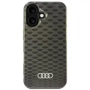 Audi Iml Stitching Pattern Magsafe Aizsargapvalks Priekš Apple iPhone 16  Au-Imlmip16-Q5/D3-Bk 6955250227766