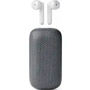 Bezvadu Bluetooth austiņas un portatīvais skaļrunis Lexon Speakerbuds Gray/Grey La127G  3660491202764