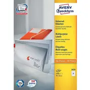 Etiķetes Avery 70 x 32Mm, A4 3479  4004182034798 149000