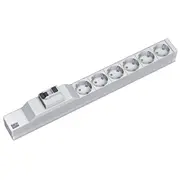 Bachmann Steckdosenleiste 19 1He 6Xschutzkontakt-Dosen 1Xfi  333.411 4016514014545