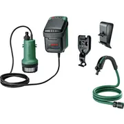 Bosch Powertools Dārza sūknis 18V-2000 solo, iegremdējamais/spiediena Green/Black, bez akumulatora un lādētāja, Power For All Alliance  06008C4203 4059952617541