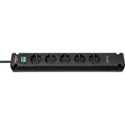 Brennenstuhl Bremounta Steckdosenleiste 5-Fach, 2X Usb-C Black, 3 Meter Kabel, Usb, mit Sicherheitsschalter  1150660415 4007123691098