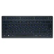 Cherry Kw 7100 Mini Bt - Tastatur kabellos Bluetooth 5,1 Qwertz Deutsch Tastenschalter Sx Jk-7100De-22  4025112107795 454890