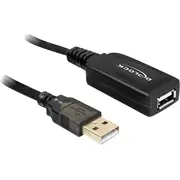 Delock Usb 2.0 Aktivverlängerungskabel, Usb-A Stecker  Buchse Black, 20 Meter 82690 4043619826902