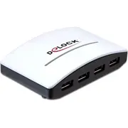 Delock Usb 3.0 Externer Hub 4 Port mit Netzteil  61762 4043619617623