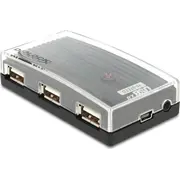 Delock Usb-Hub 4-Port Usb, Black, mit Nt extern  61393 4043619613939 84718000