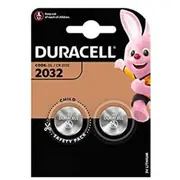 Duracell Baterijas Cr2032 Litija pogu 2 baterijas / blisteris 3V  Dur-Bl-Cr2032-2Pk 5000394203921